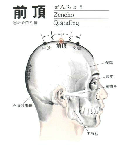 前顶穴